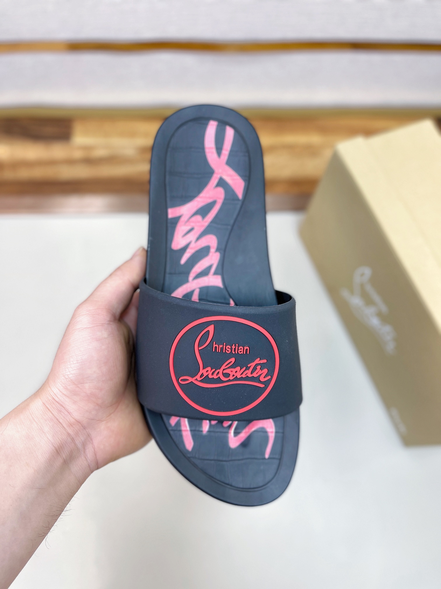 [CL zapatos inferiores rojos] tamaño 38-45 zapatillas clásicas de los hombres, el sitio web oficial 