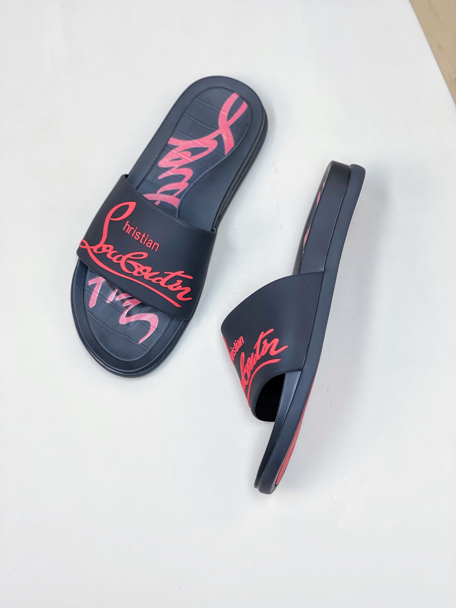 [CL zapatos inferiores rojos] tamaño 38-45 zapatillas clásicas de los hombres, el sitio web oficial 