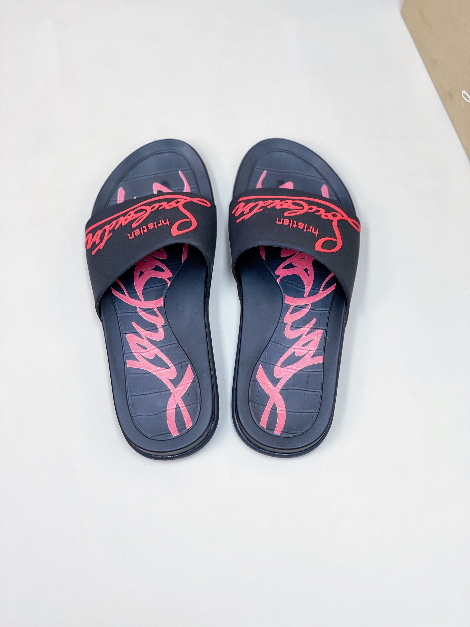 [CL zapatos inferiores rojos] tamaño 38-45 zapatillas clásicas de los hombres, el sitio web oficial 