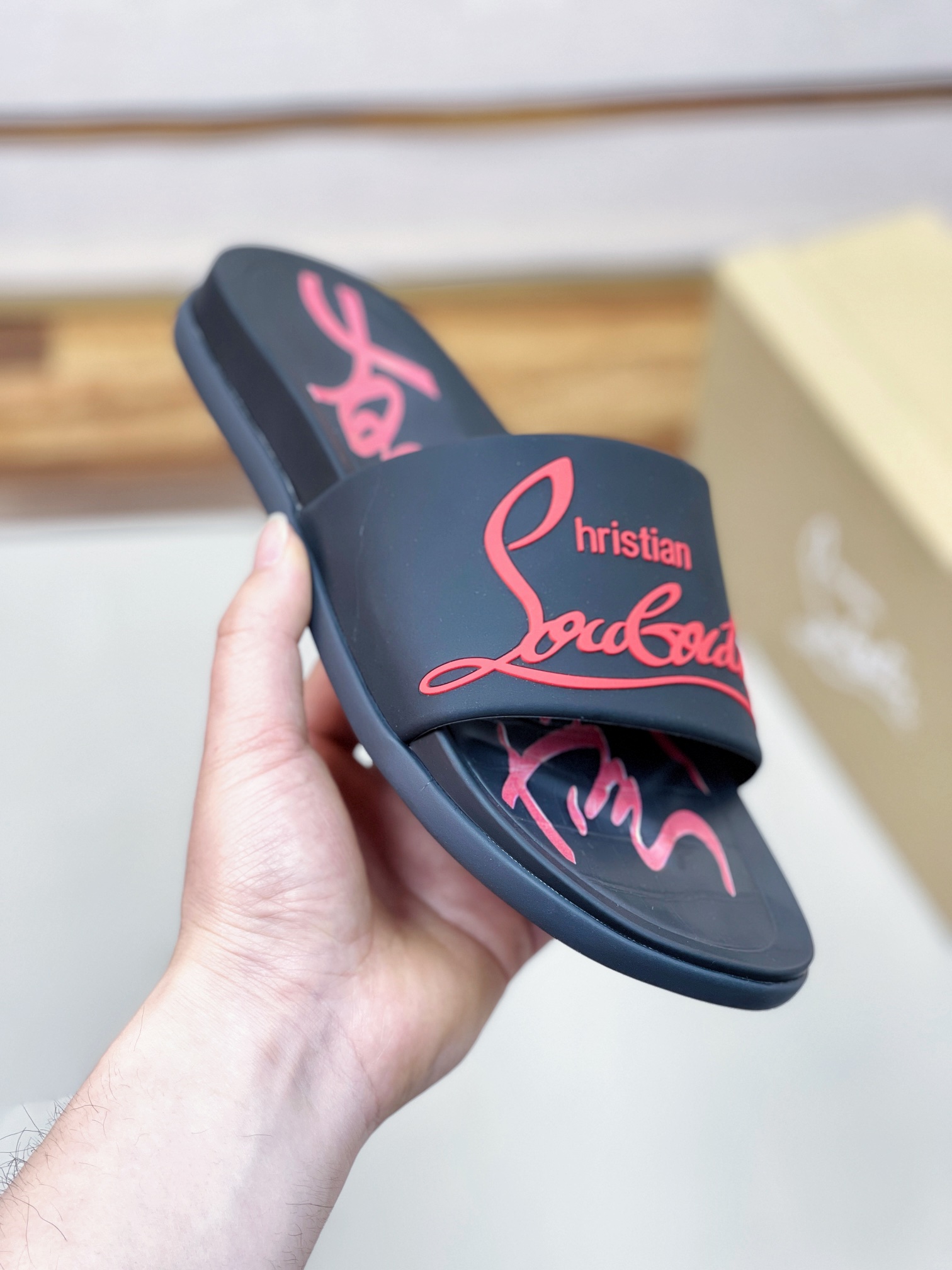 [CL zapatos inferiores rojos] tamaño 38-45 zapatillas clásicas de los hombres, el sitio web oficial 