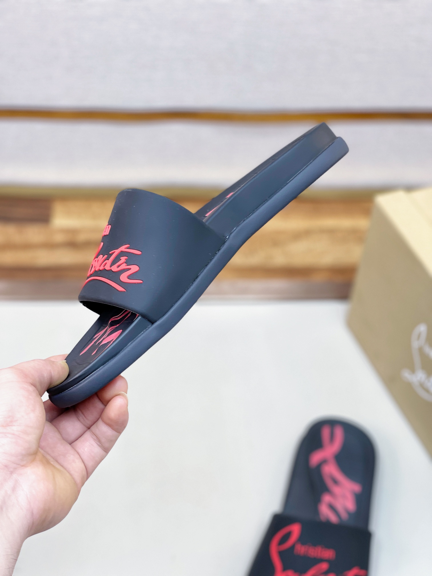 [CL zapatos inferiores rojos] tamaño 38-45 zapatillas clásicas de los hombres, el sitio web oficial 
