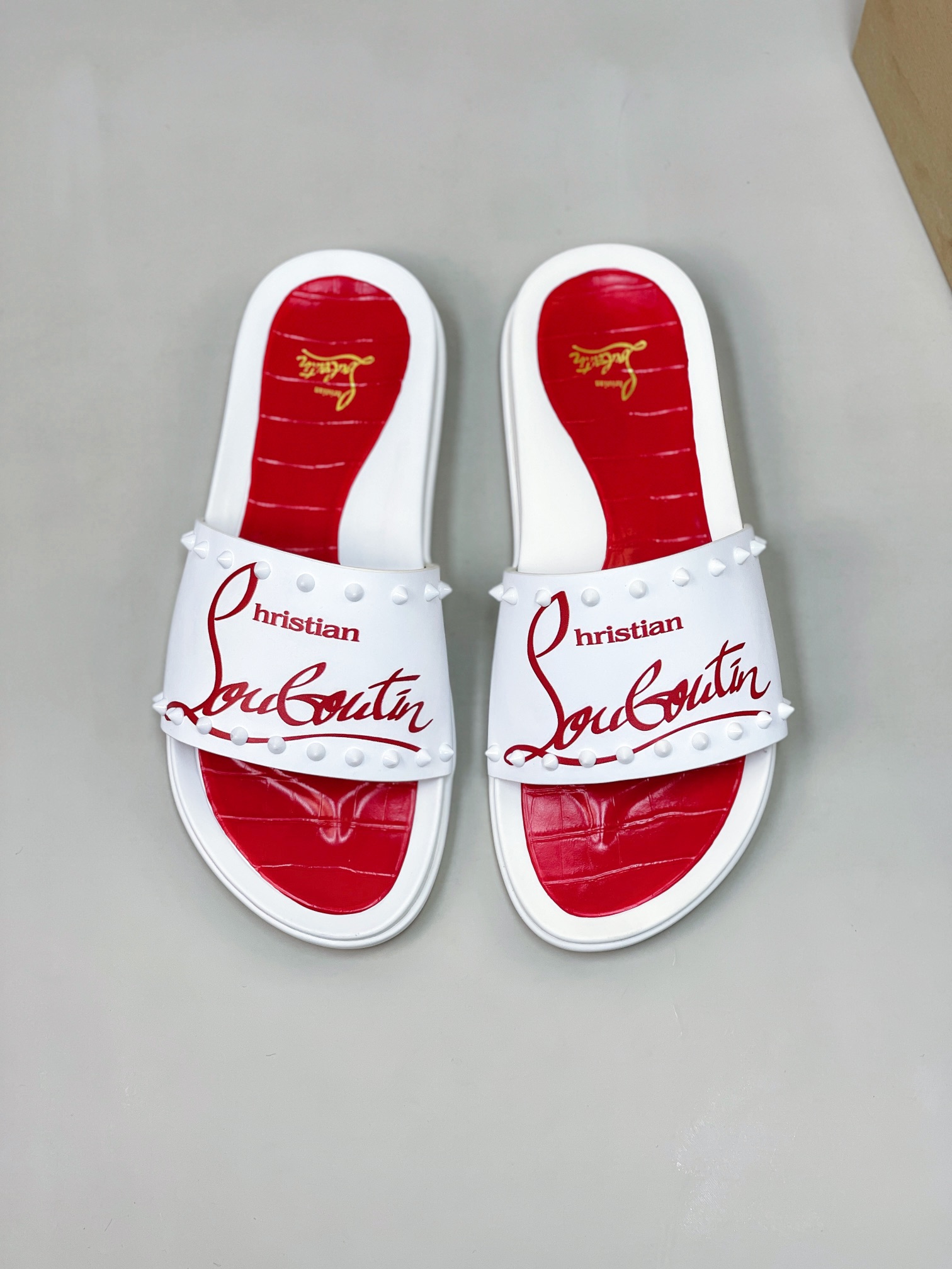 [CL zapatos inferiores rojos] tamaño 38-45 zapatillas clásicas de los hombres, el sitio web oficial