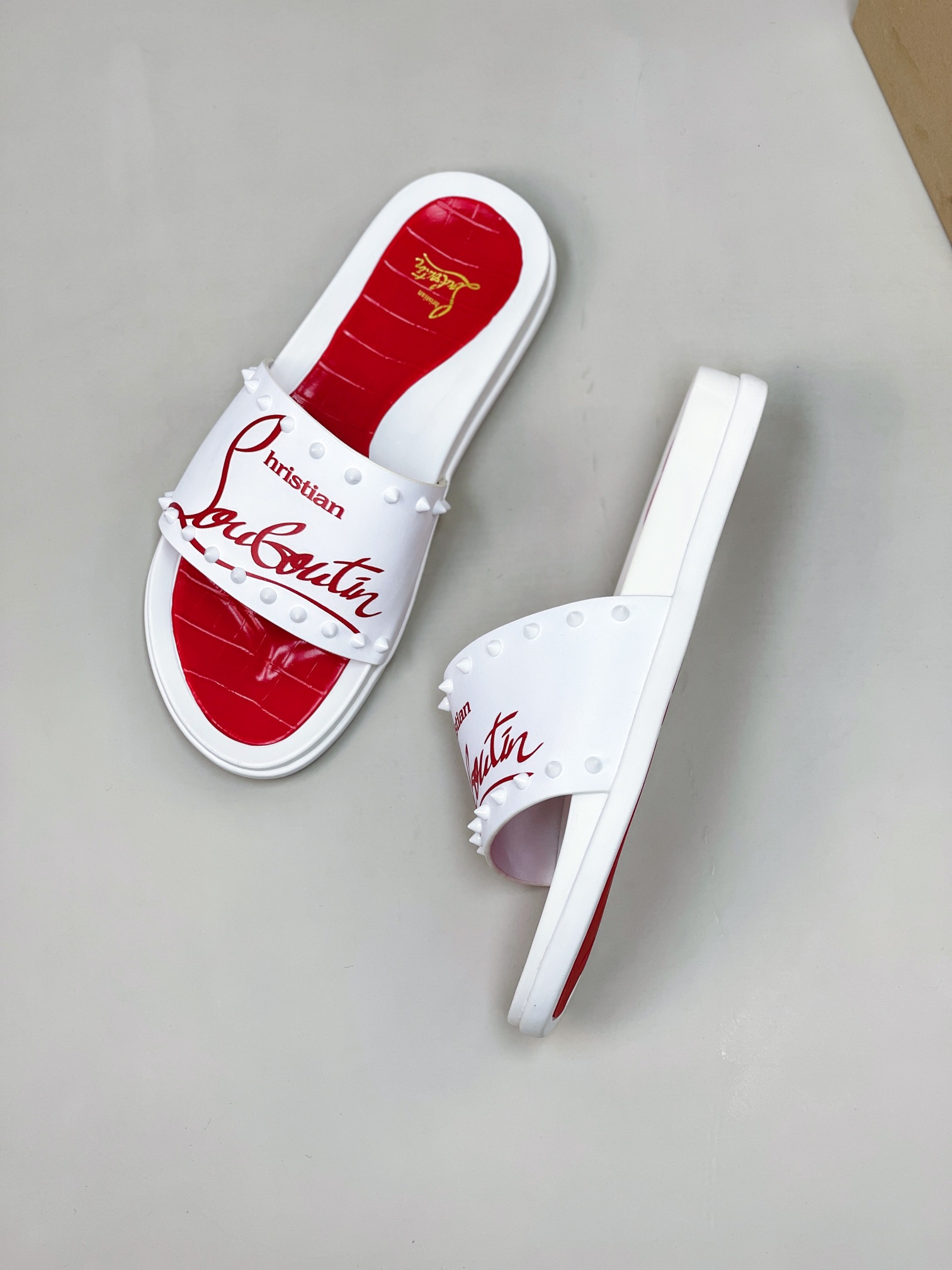 [CL zapatos inferiores rojos] tamaño 38-45 zapatillas clásicas de los hombres, el sitio web oficial 