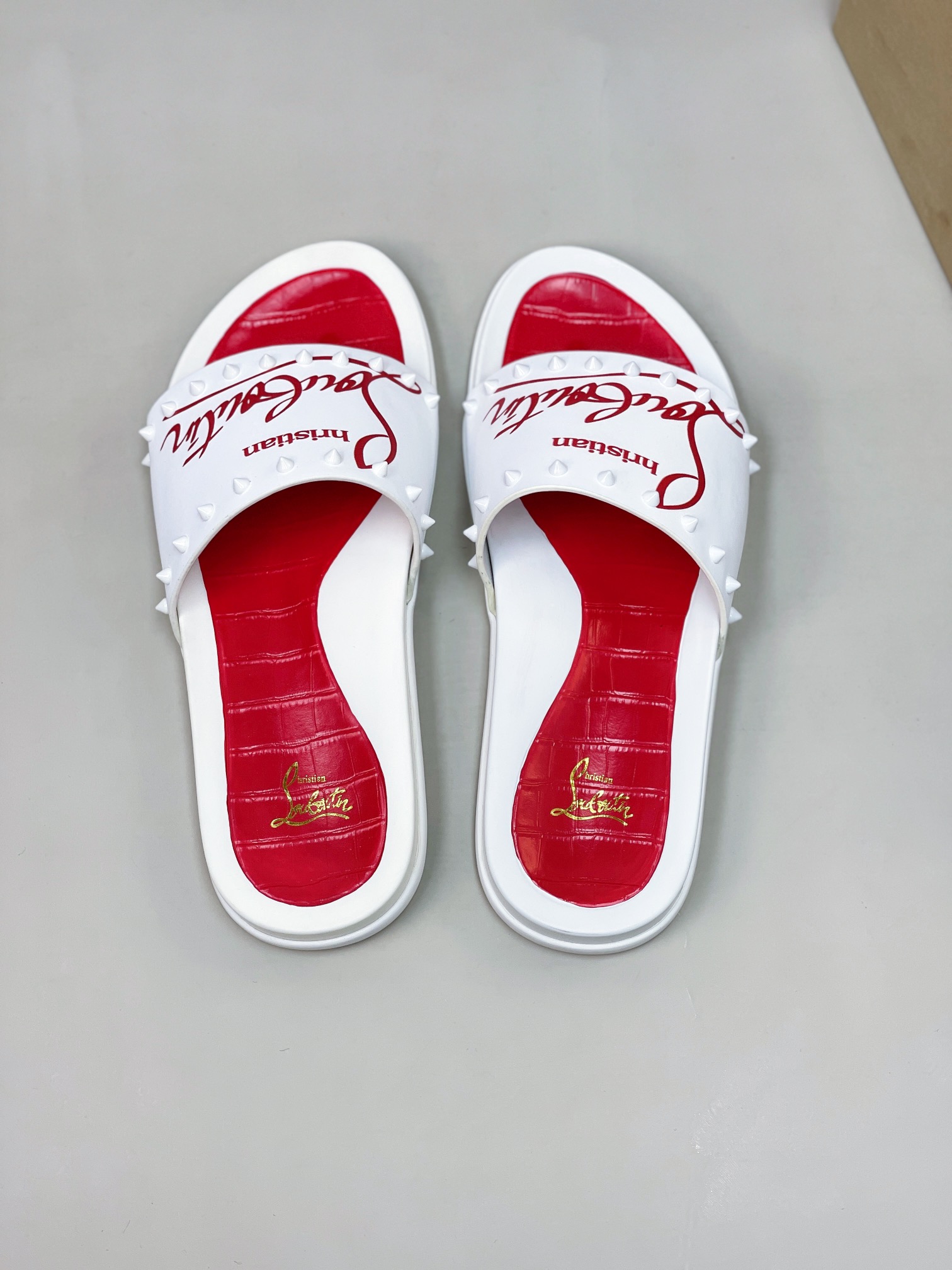 [CL zapatos inferiores rojos] tamaño 38-45 zapatillas clásicas de los hombres, el sitio web oficial 