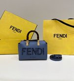 Fendi By The Way Bags Handbags Splicing Calfskin Cowhide Snake Skin Mini