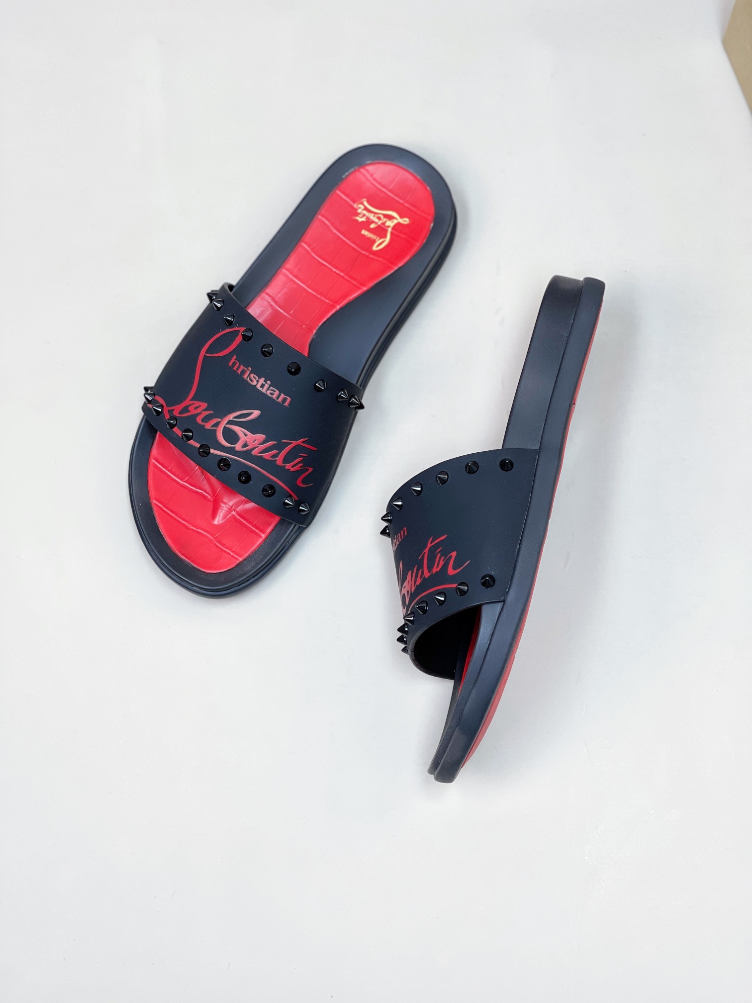 [CL zapatos inferiores rojos] tamaño 38-45 zapatillas clásicas de los hombres, el sitio web oficial 