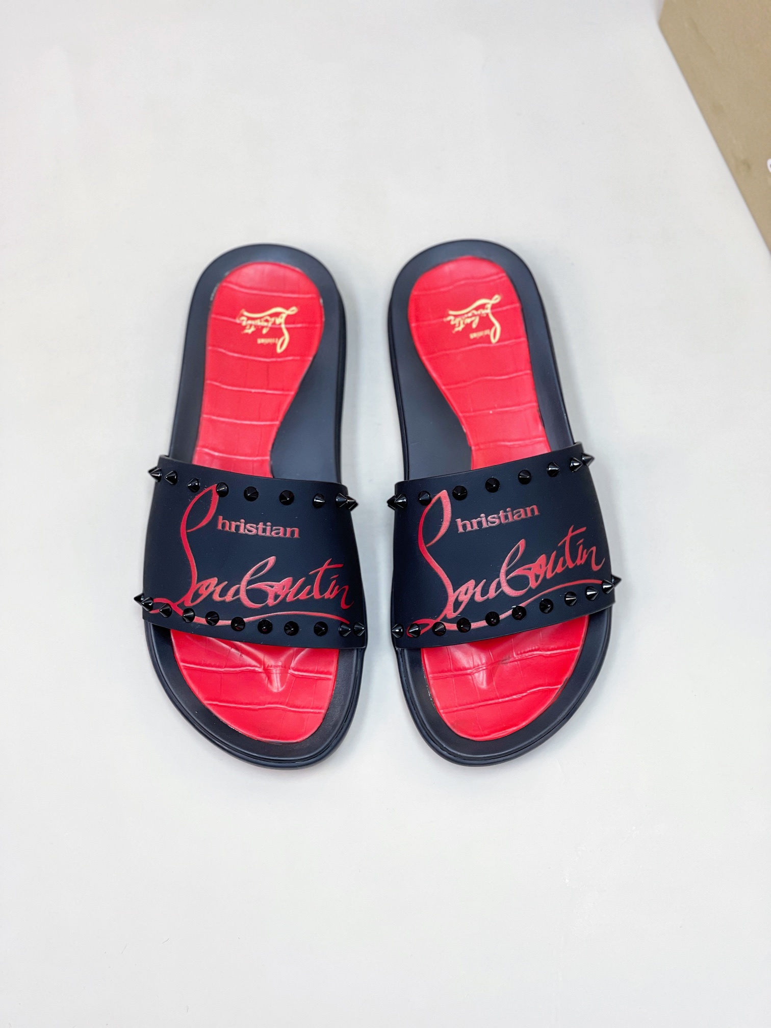 [CL zapatos inferiores rojos] tamaño 38-45 zapatillas clásicas de los hombres, el sitio web oficial