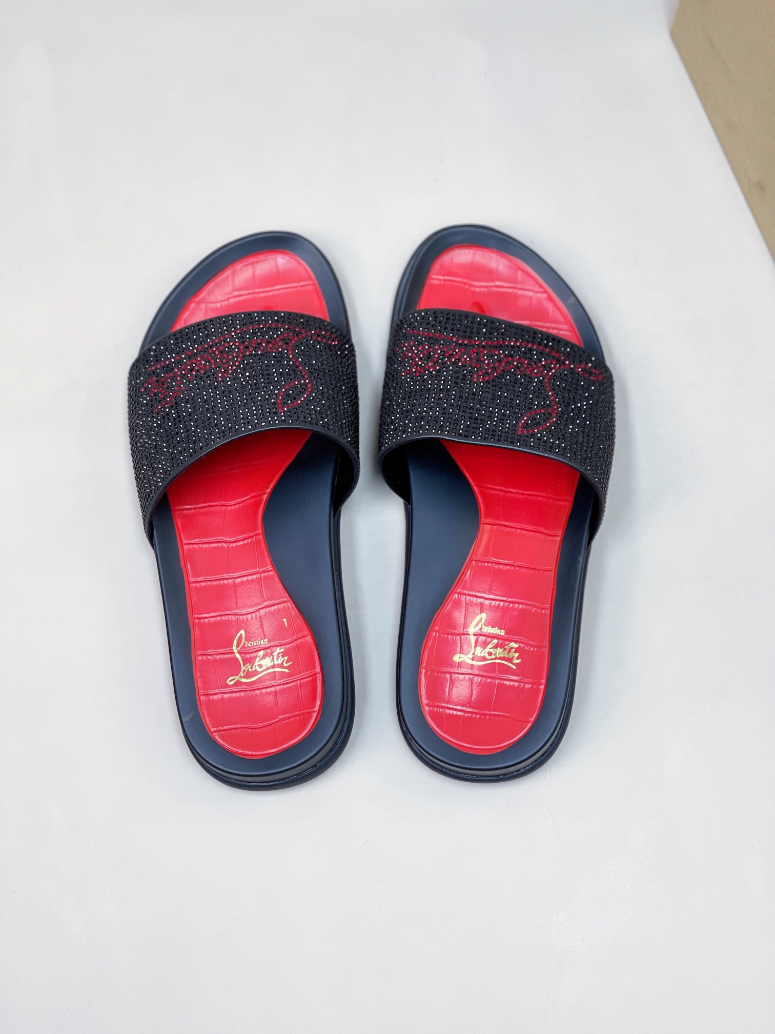 [CL zapatos inferiores rojos] tamaño 38-45 zapatillas clásicas de los hombres, el sitio web oficial 