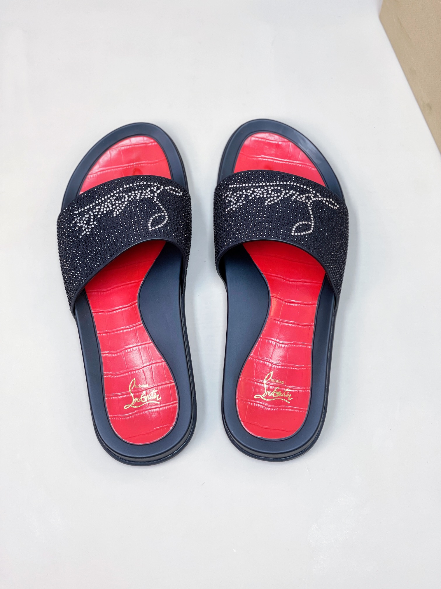 [CL zapatos inferiores rojos] tamaño 38-45 zapatillas clásicas de los hombres, el sitio web oficial 