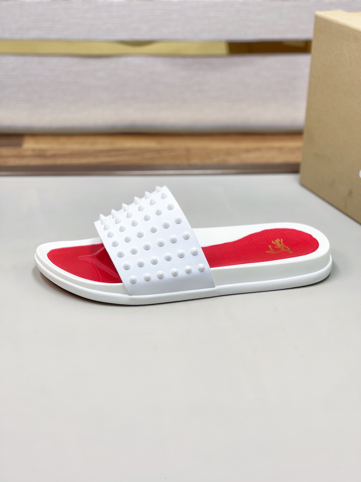 [CL zapatos inferiores rojos] tamaño 38-45 zapatillas clásicas de los hombres, el sitio web oficial 