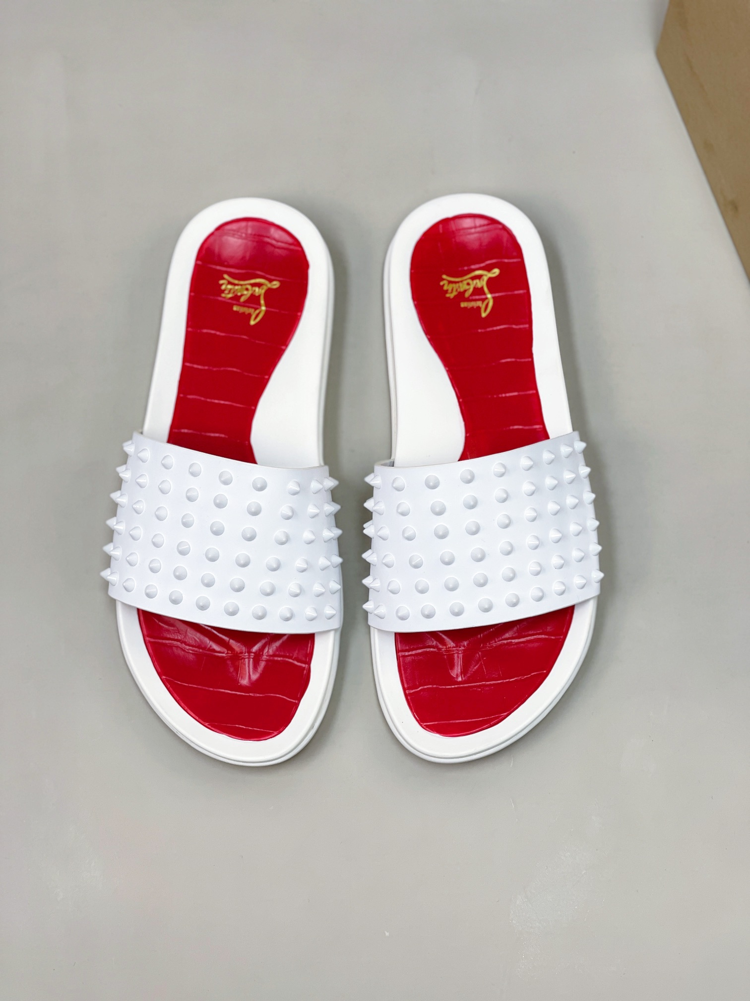[CL zapatos inferiores rojos] tamaño 38-45 zapatillas clásicas de los hombres, el sitio web oficial