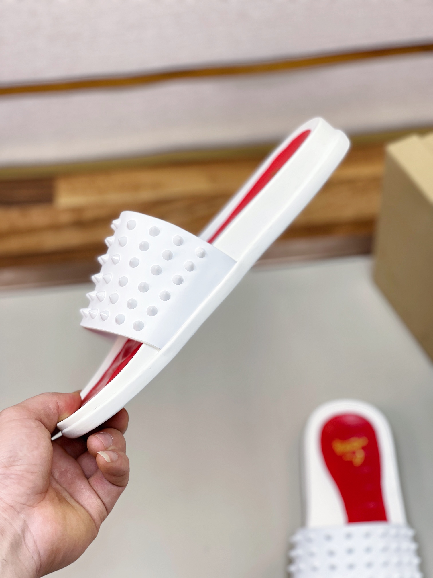 [CL zapatos inferiores rojos] tamaño 38-45 zapatillas clásicas de los hombres, el sitio web oficial 