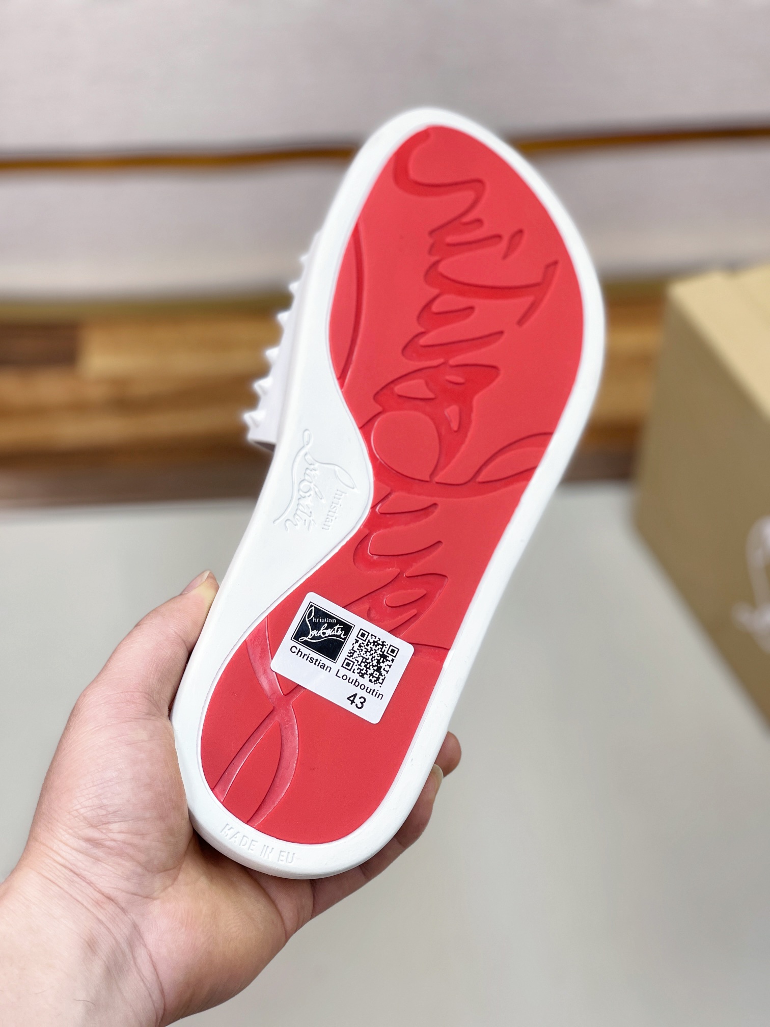 [CL zapatos inferiores rojos] tamaño 38-45 zapatillas clásicas de los hombres, el sitio web oficial 