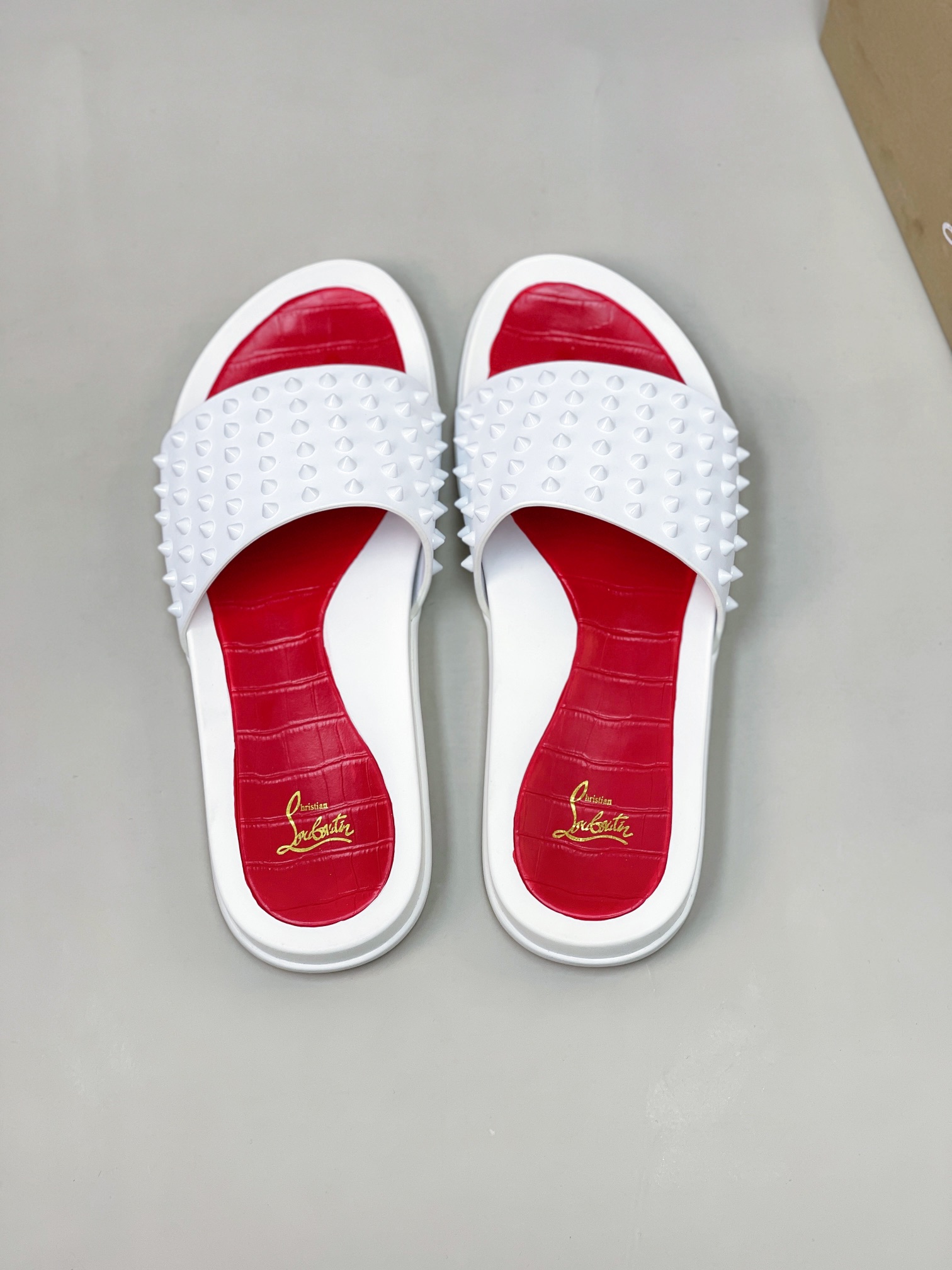 [CL zapatos inferiores rojos] tamaño 38-45 zapatillas clásicas de los hombres, el sitio web oficial 