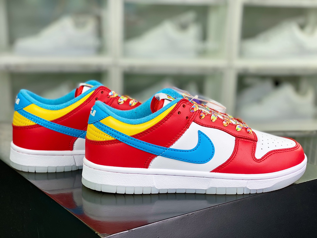 280 LeBron James x 【Nike】 Dunk Low”Fruity Pebbles”扣篮DH8009-600