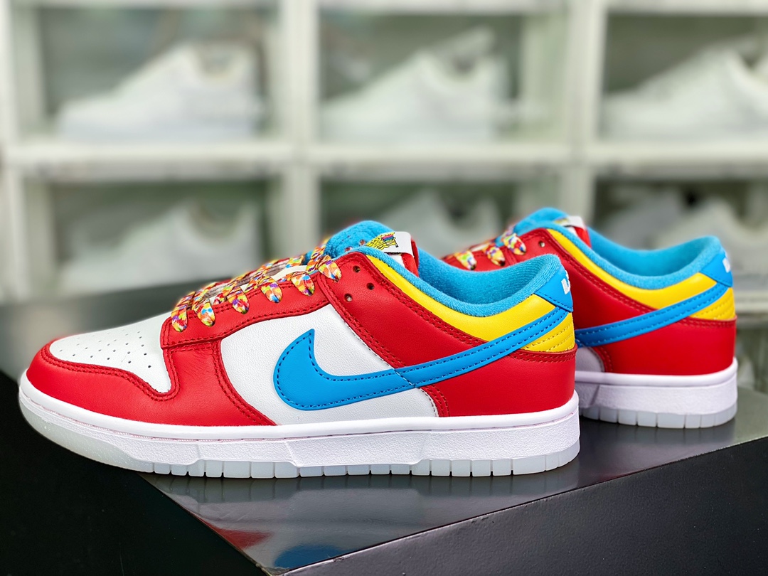 280 LeBron James x 【Nike】 Dunk Low”Fruity Pebbles”扣篮DH8009-600