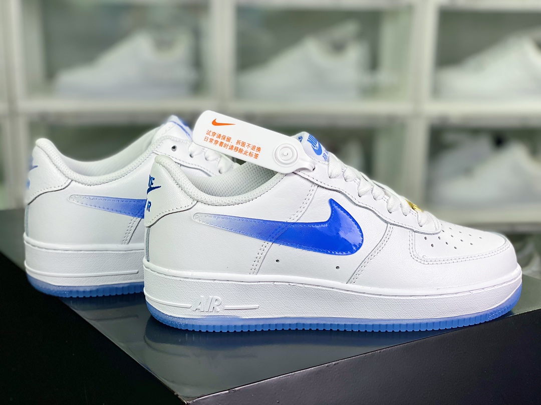240 By You Air Force 1'07 Low Retro SP 空军一号低帮“皮革白冰蓝渐变钩子”CO3363-361