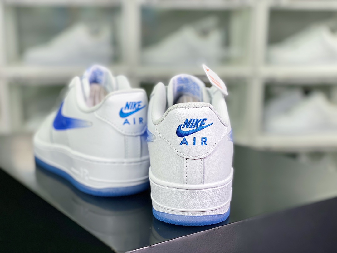 240 By You Air Force 1'07 Low Retro SP 空军一号低帮“皮革白冰蓝渐变钩子”CO3363-361