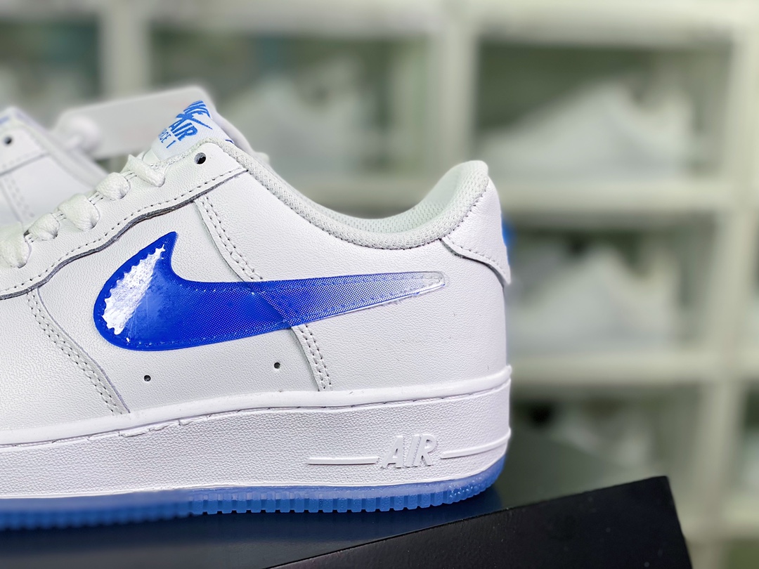 240 By You Air Force 1'07 Low Retro SP 空军一号低帮“皮革白冰蓝渐变钩子”CO3363-361