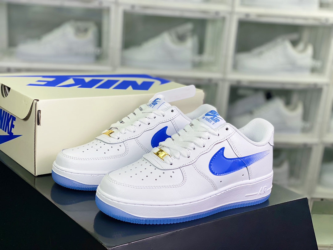 240 By You Air Force 1'07 Low Retro SP 空军一号低帮“皮革白冰蓝渐变钩子”CO3363-361