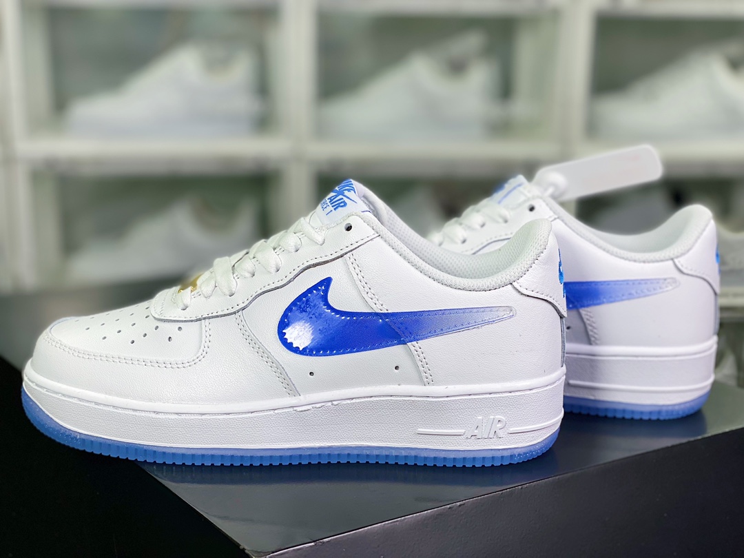 240 By You Air Force 1'07 Low Retro SP 空军一号低帮“皮革白冰蓝渐变钩子”CO3363-361