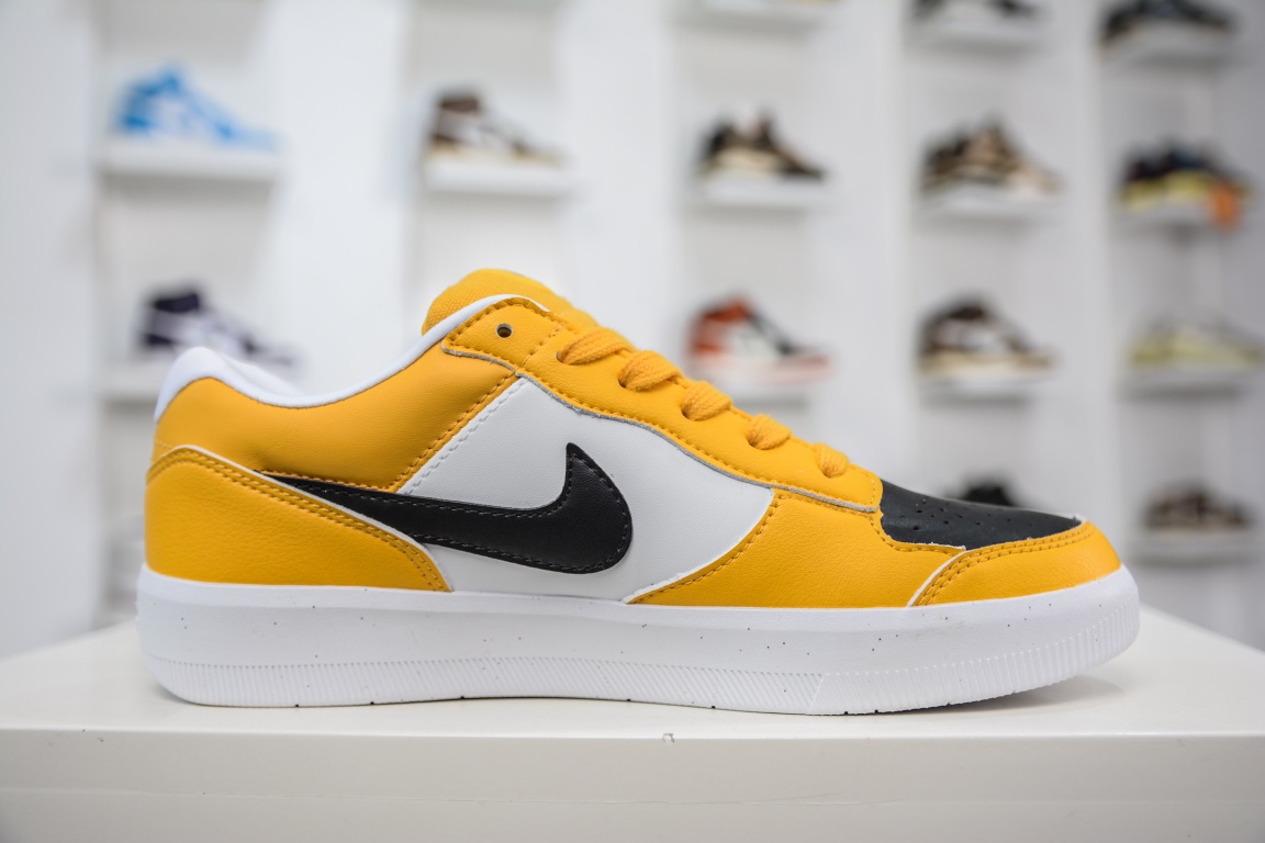 150 Nike SB Forcce 58 白黑黄 复古休闲男女板鞋 DH7505-700