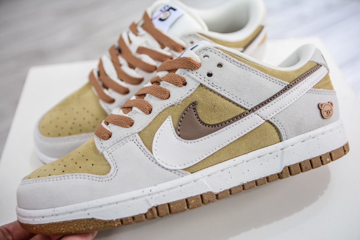200 Nike SB Dunk Low SE”85 Double Swoosh/Grey/Pink/Bear” 兔年限定DO9457-100