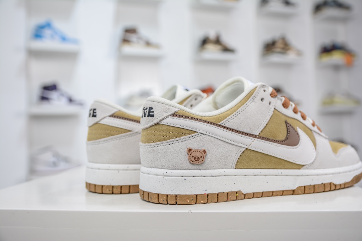 200 Nike SB Dunk Low SE”85 Double Swoosh/Grey/Pink/Bear” 兔年限定DO9457-100