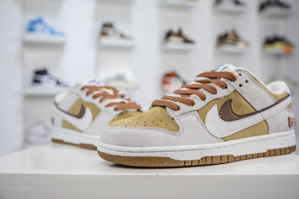 200 Nike SB Dunk Low SE”85 Double Swoosh/Grey/Pink/Bear” 兔年限定DO9457-100