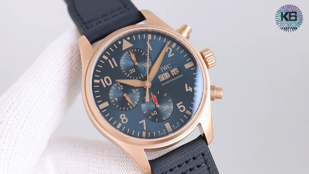 IWC Orologio da Polso Blu Tutto acciaio