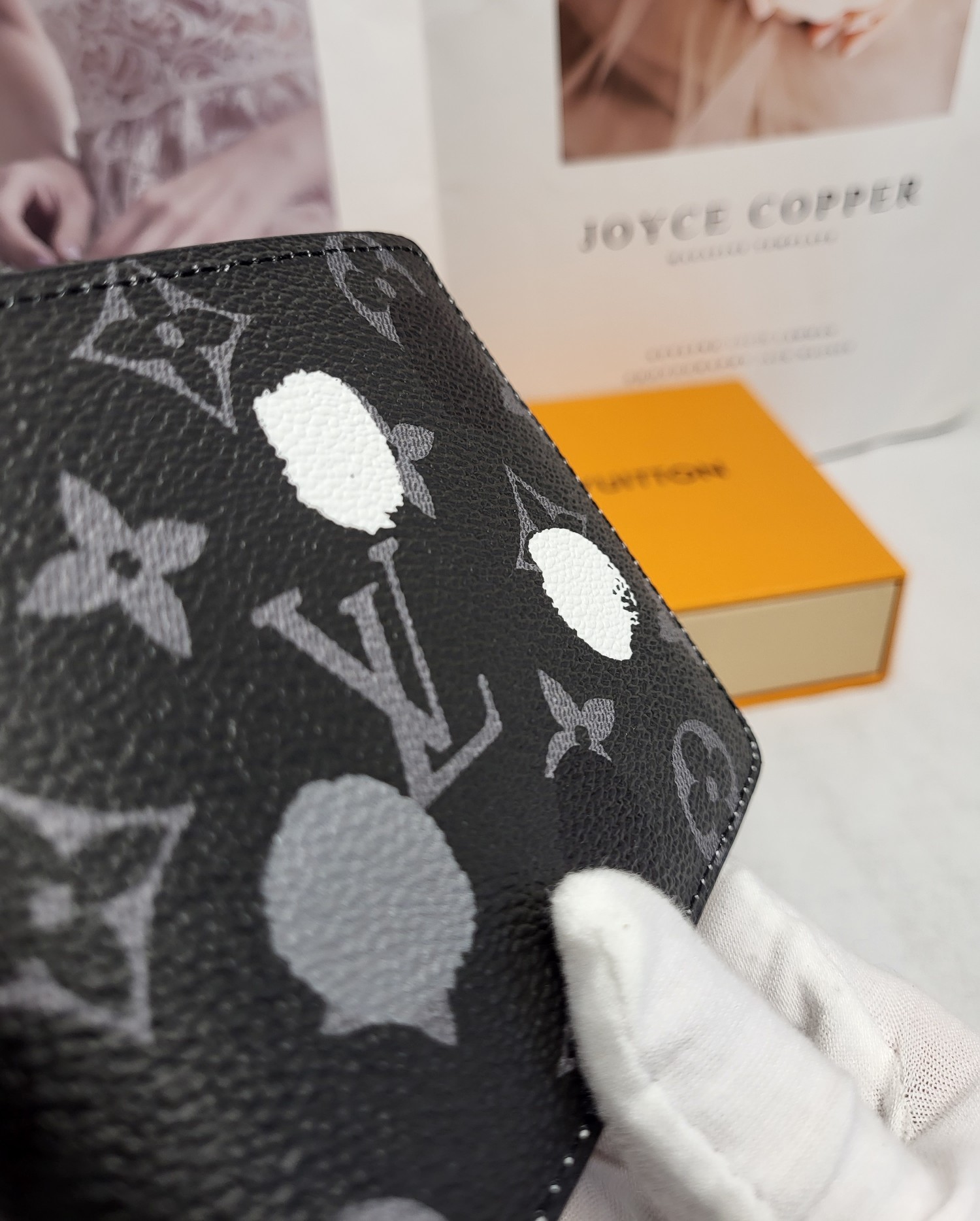 Premium Leather Bifold Wallet Side View