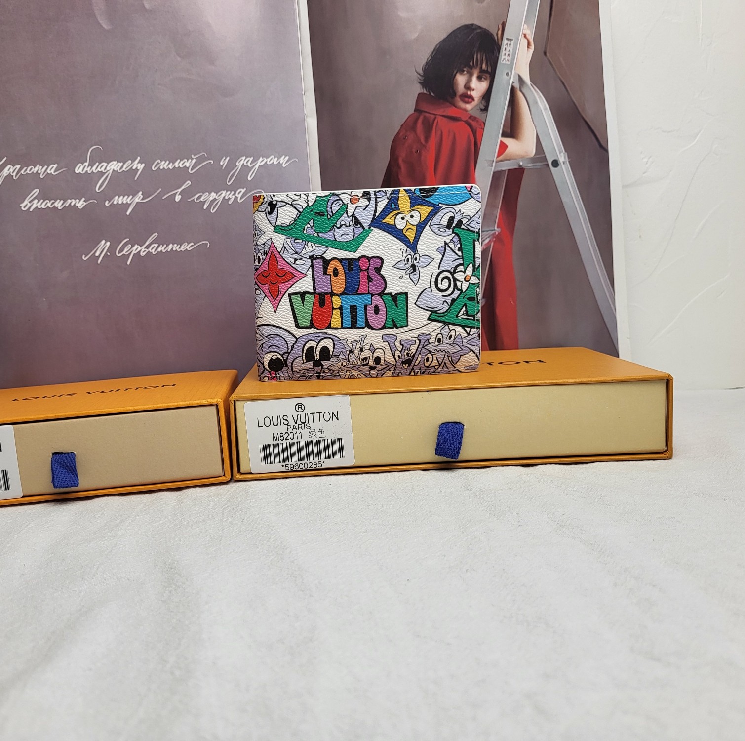 Elegant Leather Bifold Wallet Front View