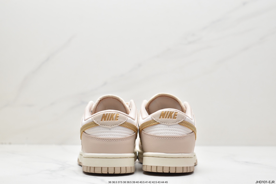 190 Nike SB Dunk Low”“Gold Swoosh”扣篮系列低帮板鞋“杏白金钩” DX5930-001
