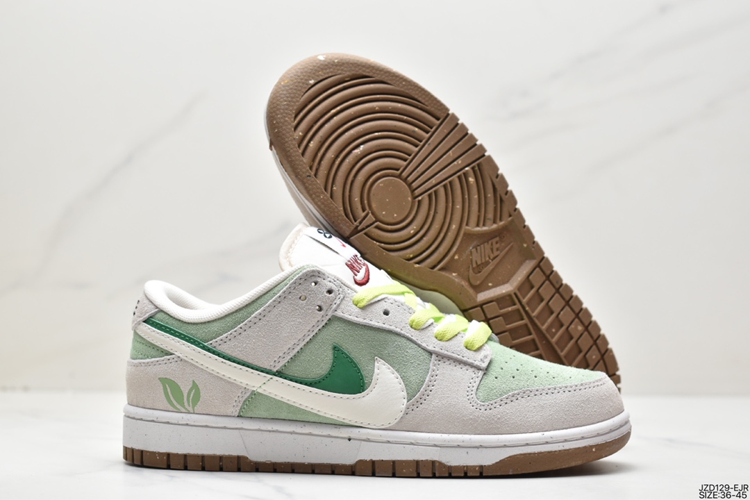 140 Nike Dunk Low SE “85” 白绿双勾四叶草 DO9457-100