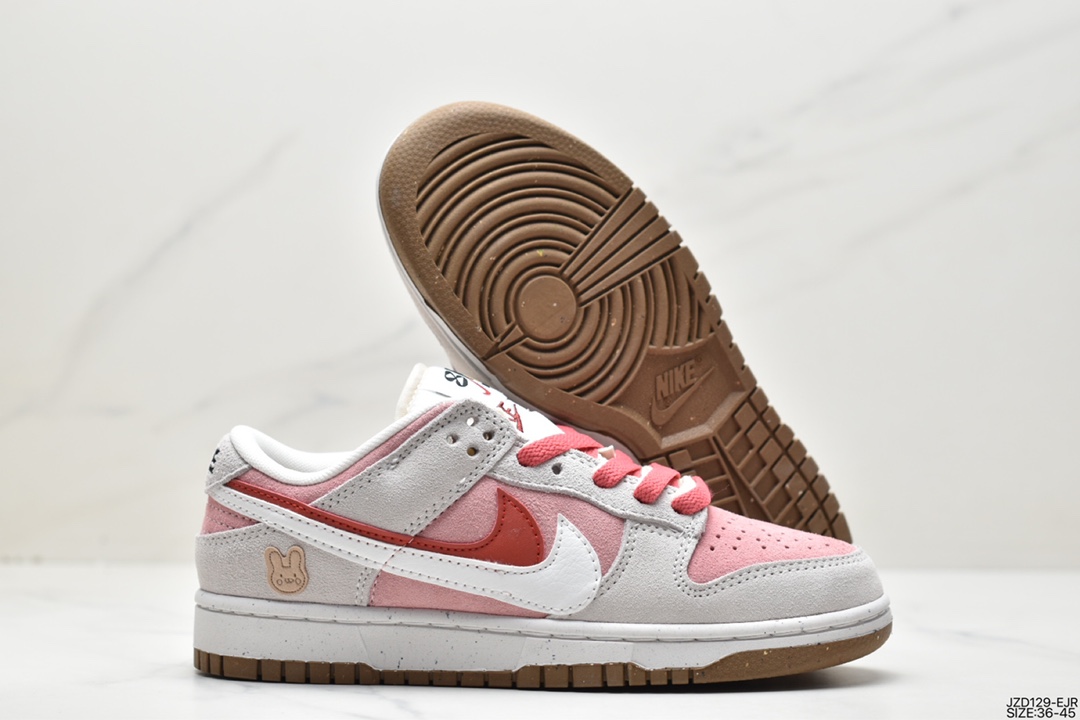 140 SB Dunk Low SE”85 Double Swoosh/Grey/Pink/Rabbit”扣篮DO9457-117