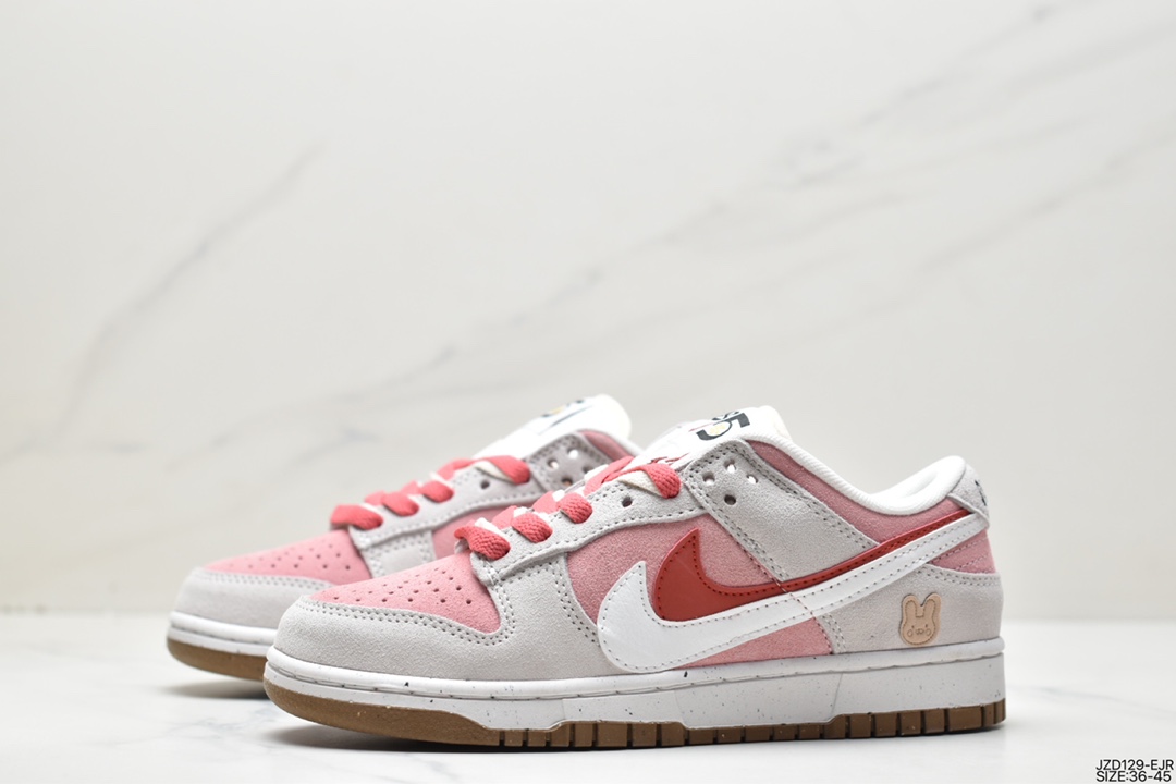 140 SB Dunk Low SE”85 Double Swoosh/Grey/Pink/Rabbit”扣篮DO9457-117