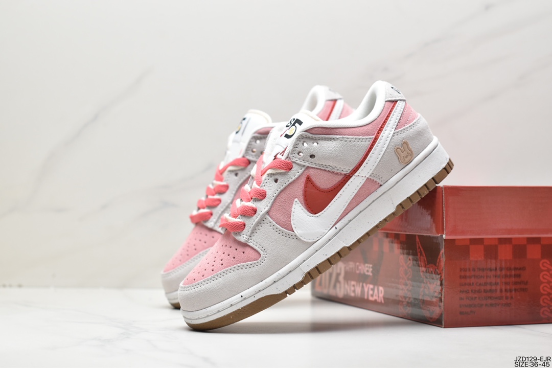 140 SB Dunk Low SE”85 Double Swoosh/Grey/Pink/Rabbit”扣篮DO9457-117