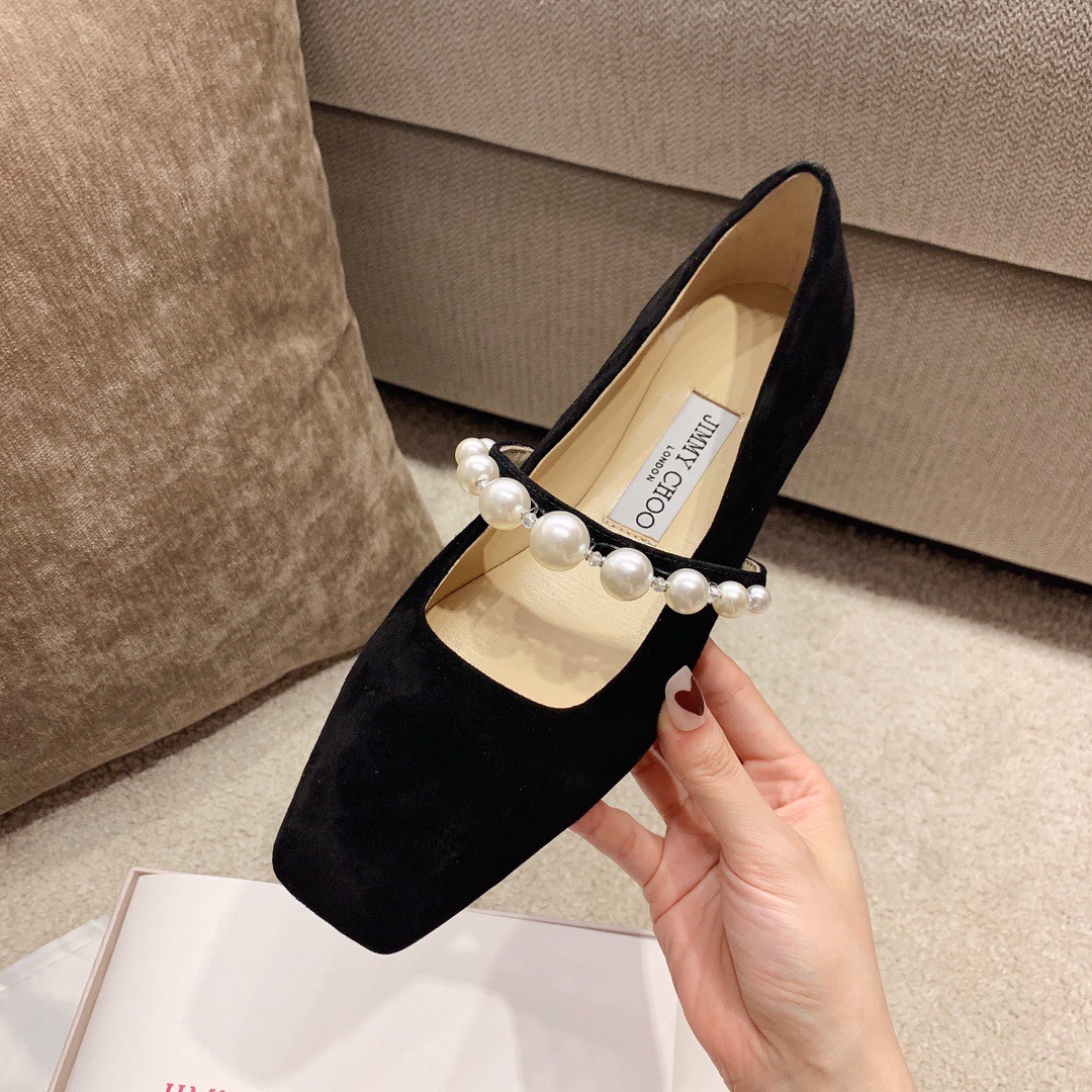 Jimmy Choo Rosalia Pearls Ballet Shoes: Luxury and Comfort in Every Step - 图片 5