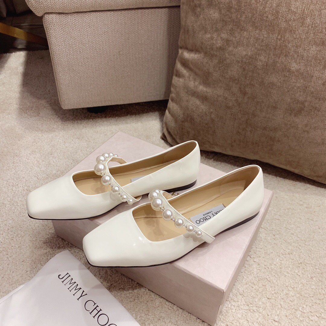 Jimmy Choo Rosalia Pearls Ballet Shoes: Luxury VIP Offer with Italian Craftsmanship - 图片 4