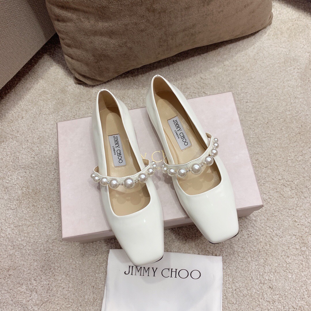 Jimmy Choo Rosalia Pearls Ballet Shoes: Luxury VIP Offer with Italian Craftsmanship - 图片 3