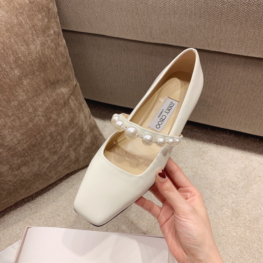 Jimmy Choo Rosalia Pearls Ballet Shoes: Luxury VIP Offer with Italian Craftsmanship - 图片 5