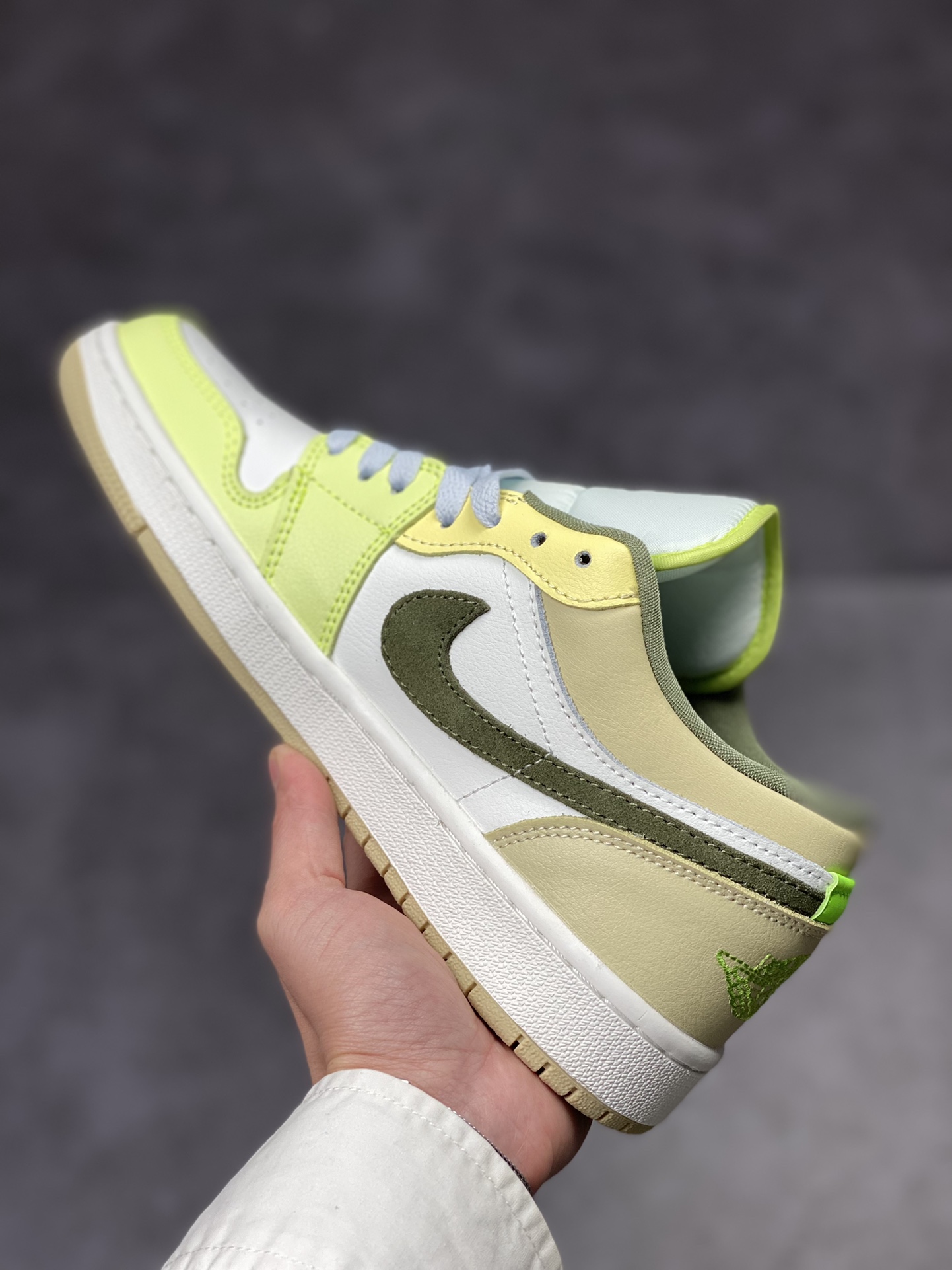 200 Air Jordan 1 Low 白绿脚趾 AJ1乔1低帮休闲板鞋 FD9906-131