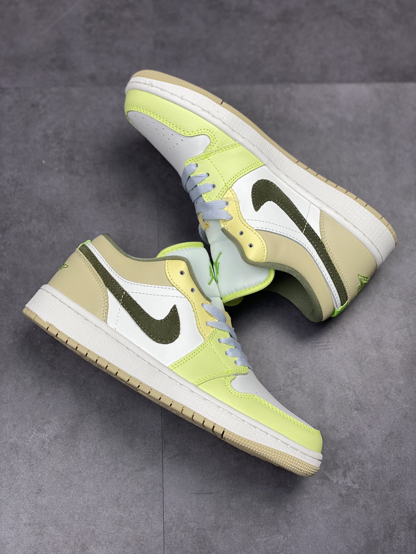 200 Air Jordan 1 Low 白绿脚趾 AJ1乔1低帮休闲板鞋 FD9906-131