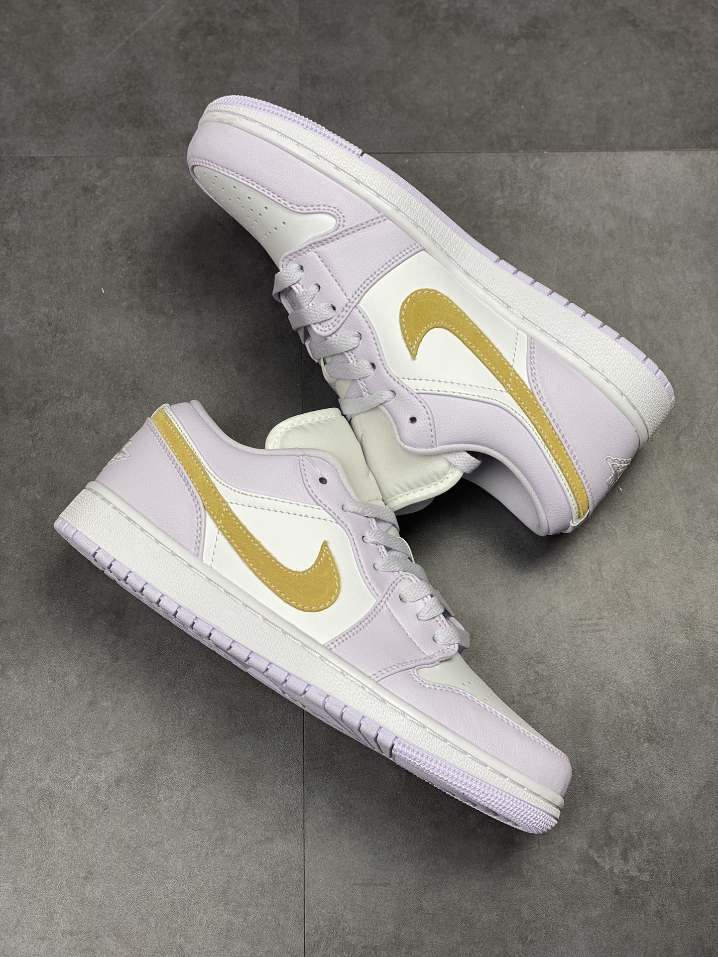 200 Air Jordan 1 Low 白紫金钩 AJ1乔1低帮休闲板鞋 DC0774-501