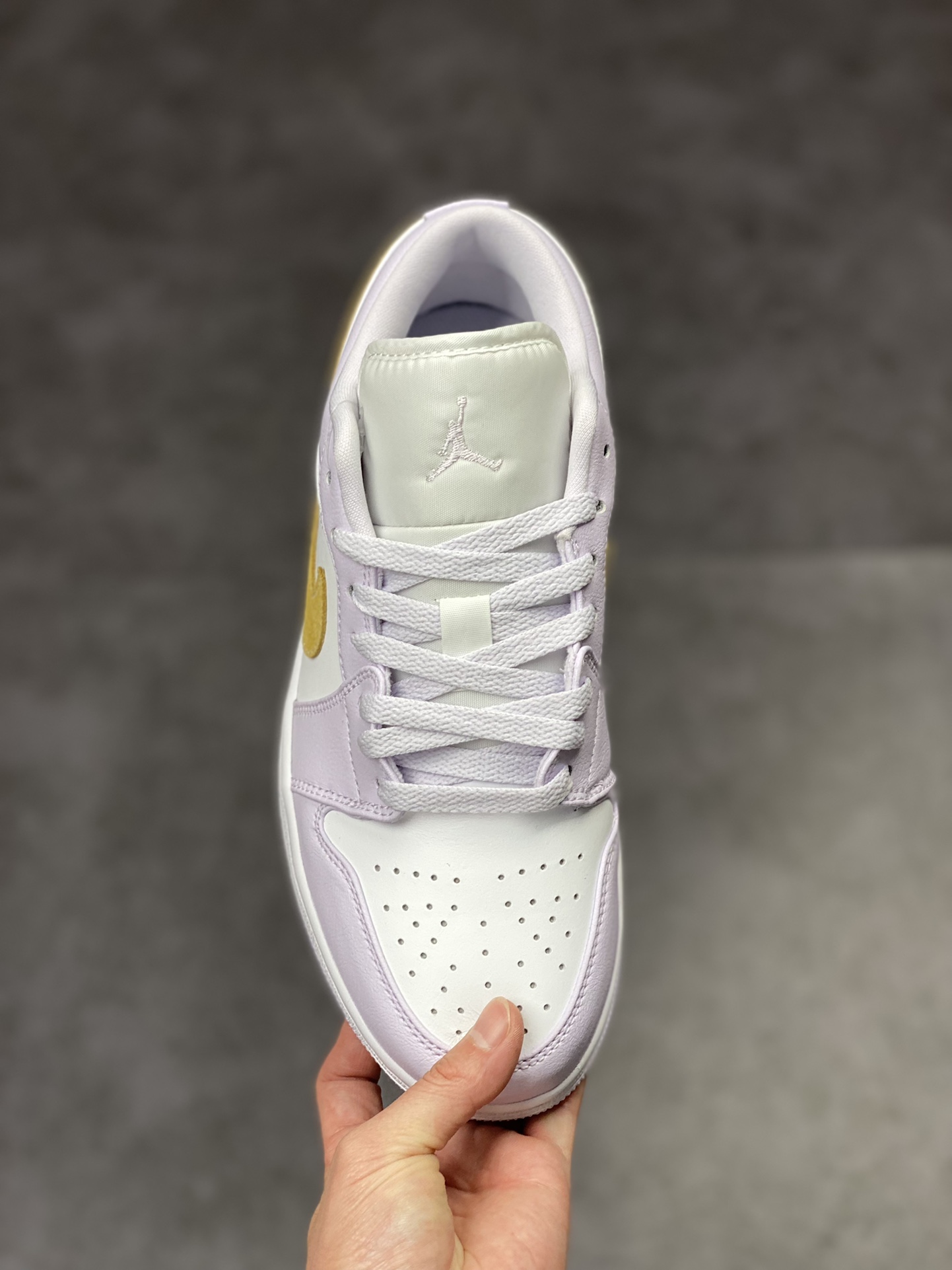 200 Air Jordan 1 Low 白紫金钩 AJ1乔1低帮休闲板鞋 DC0774-501