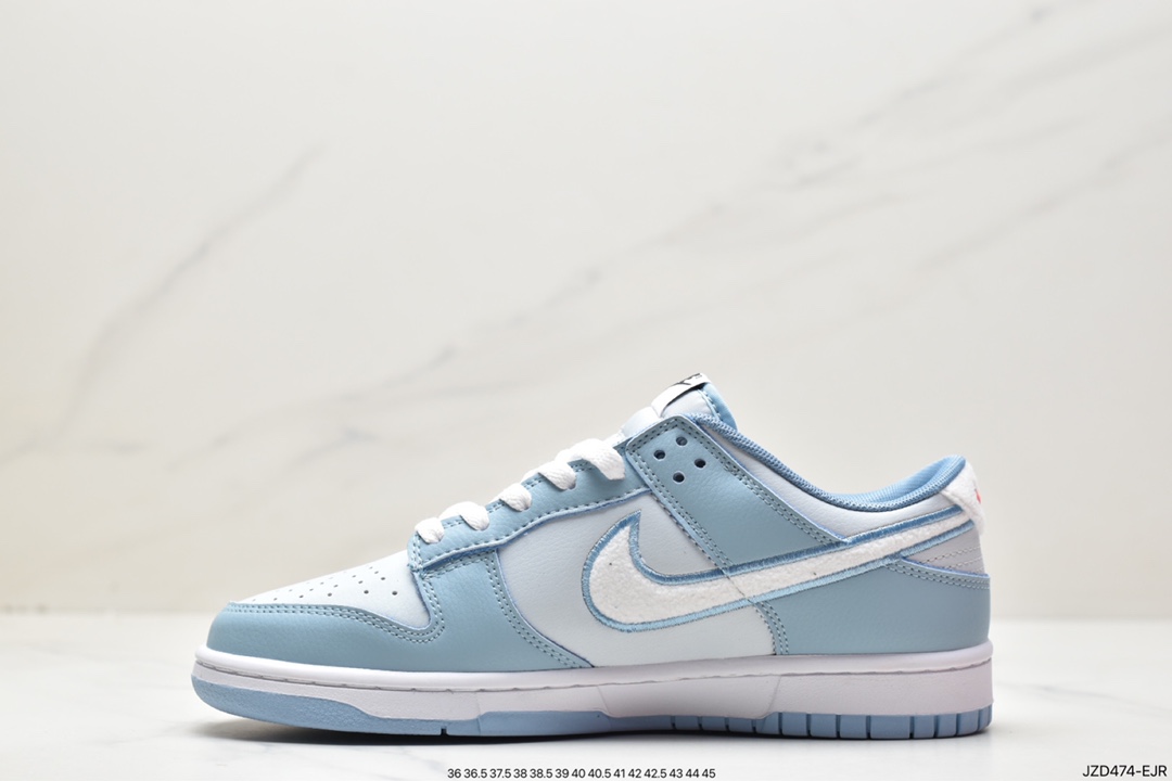 140 Nike Dunk Low Retro 蓝灰拼色 SB低帮运动休闲板鞋 FB1871-011