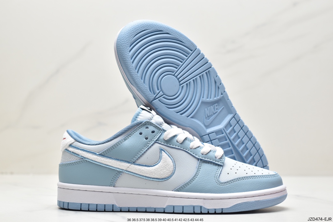 140 Nike Dunk Low Retro 蓝灰拼色 SB低帮运动休闲板鞋 FB1871-011