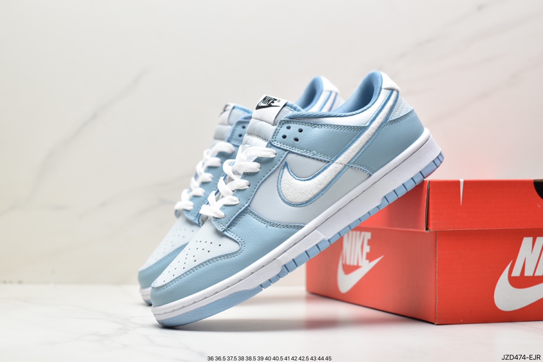 140 Nike Dunk Low Retro 蓝灰拼色 SB低帮运动休闲板鞋 FB1871-011