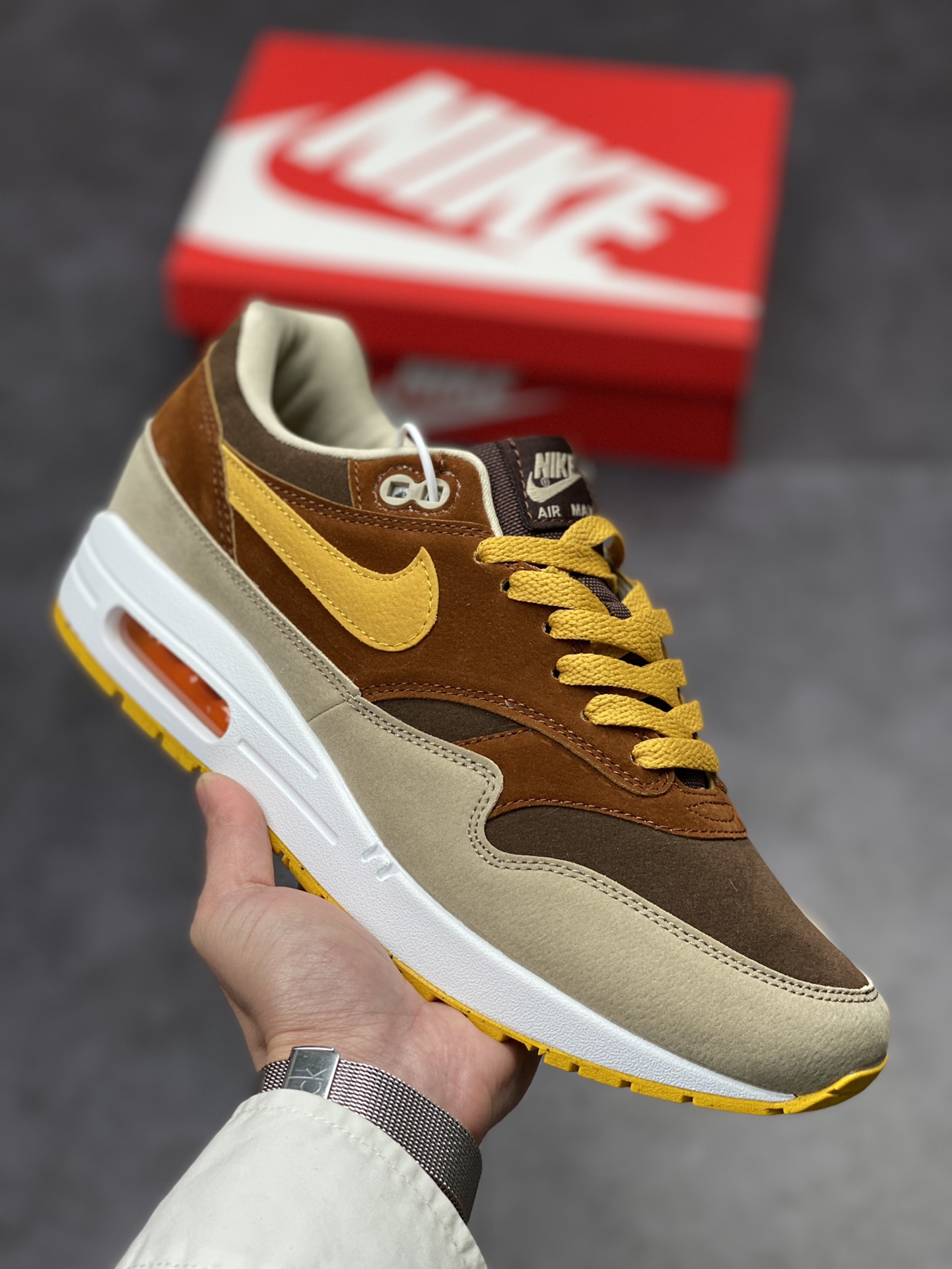 240 Nike Air Max 1 PRM 丑小鸭 复古休闲跑步鞋ZD0482-200