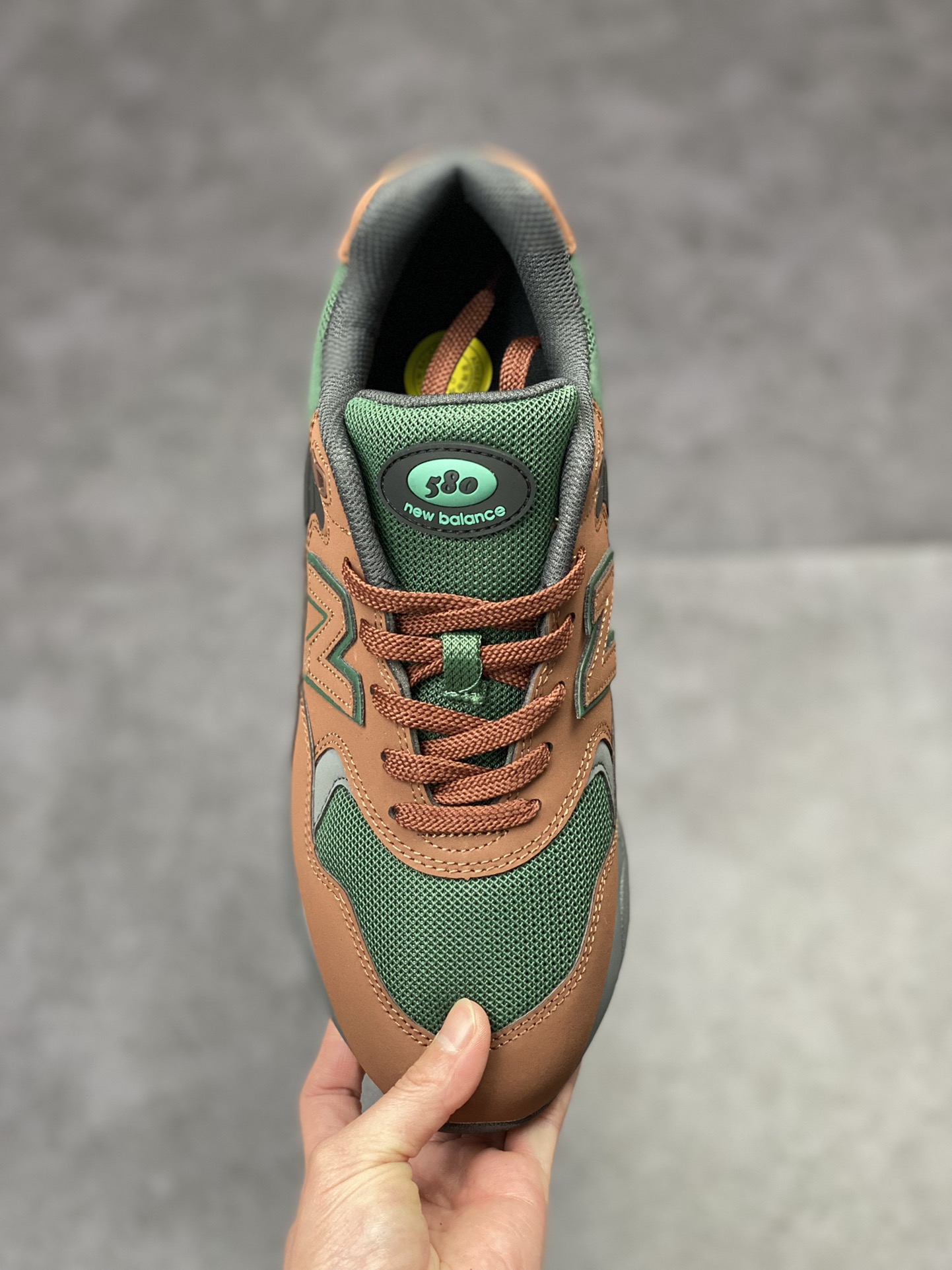 New Balance NB580 dark green brown color MT580RTB